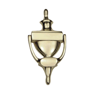 Aldaba de puerta de urna de latón macizo diseñado por un proveedor indio, herrajes decorativos para puertas delanteras y de cocina, instalación de tornillos - Product Image 1