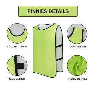 Custom Breathable Polyester Soccer <b>Training</b> <b>Vest</b> and Football Pinnies OEM Service Available for Soccer Wear T-shirt for <b>men</b> - Product Image 6