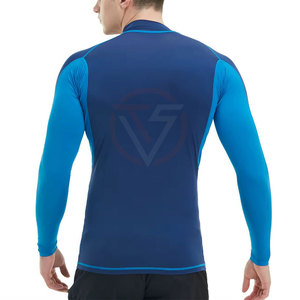 Dernier design, prix abordable, rashguards pour hommes, couleur unie, respirants, légers, en vente en ligne - Product Image 6