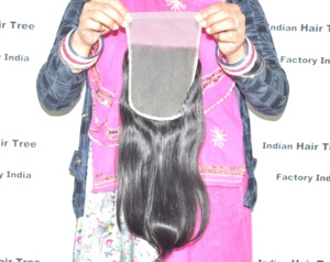 Producto Original, Cabello Virgen Indio Remy, Extensiones de Cabello Liso con Cierre, Doble Trama, Estilo Ondulado Natural Negro, en Venta - Product Image 2