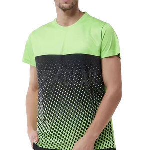 Camiseta de sublimación de diseño personalizado para hombre, ropa informal, manga corta, transpirable, ligera, estampada para estilo veraniego - Product Image 1