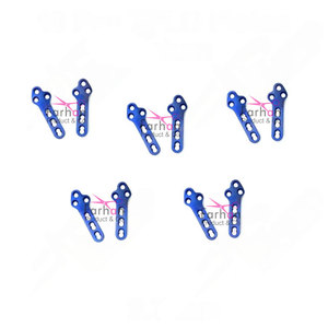 Placas de bloqueo ortopédicas veterinarias de titanio TPLO 2,7mm 10 piezas Set derecha izquierda - Product Image 1