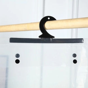Custom <b>Plastic</b> Hanger PVC Packaging Bag with Snap Button Underwear Pouch with Optional <b>Pocket</b> - Product Image 5