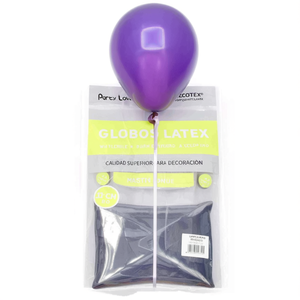 Palloncini in lattice Party Love viola da 12 cm, confezione da 100 pezzi per decorazioni - Product Image 2