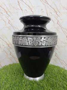 Urnas funerarias de alta calidad Urnas de cremación de aluminio de diseño clásico para cenizas humanas Urnas de cremación de lujo para adultos - Product Image 6