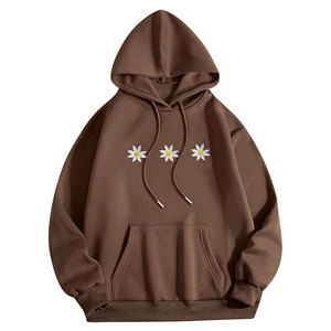 Sudadera con capucha y cremallera de felpa de algodón grueso de 300 g, con estampado digital gráfico personalizado, transpirable, básica para invierno, lisa. - Product Image 3