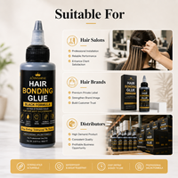 Colle capillaire professionnelle à tenue super forte, fabricant OEM, marque privée pour perruques Lace Front