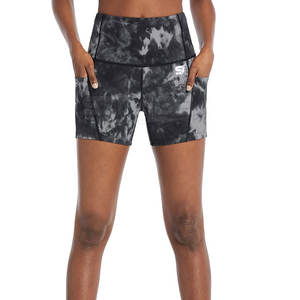 Athletic <b>Women</b> <b>Biker</b> <b>Shorts</b> Mid Rise Support Breathable Quick Dry Eco-Friendly Polyester Lightweight for Gym Training Wear - Product Image 3