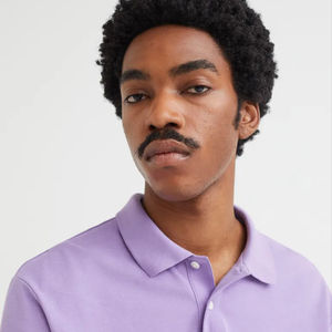 Vente en gros de manches courtes pour hommes pour polo Nouveau solide 100% coton été Streetwear Casual Tops - Product Image 4