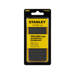 Bandes abrasives multi-packs Stanley 100x560 mm pour ponceuses à bande et disques de ponçage - Product Image 2