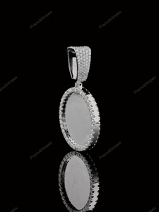 Factory Sales Wholesale Customized <b>Photo</b> <b>Frame</b> Pendant for Men Women Hiphop Jewelry with Silver Moissanite Personalized Pendant - Product Image 2