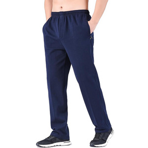 Pantalon décontracté en toile pour homme, modèle hiver, dernière collection, respirant, taille haute, coupe droite, en promotion - Product Image 5