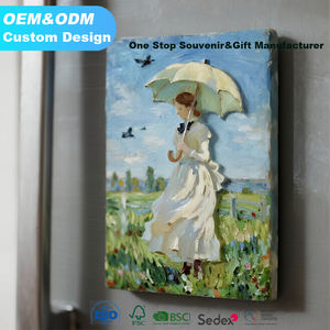 Aimant de réfrigérateur en résine, style nordique, paysage simple, geyser d'<span class=keywords><strong>Islande</strong></span>, lagune bleue - Product Image 2