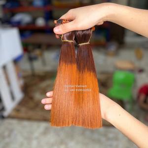 วิกผมดิบแบบเรียบพร้อมแผ่นปิดด้านหน้าสำหรับวิกผมแท้มีลูกไม้ด้านหน้าสินค้าผมจากเวียดนาม - Product Image 1