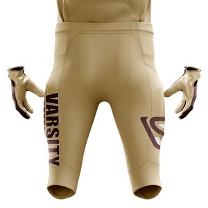 Uniforme de fútbol americano personalizado Vegas Gold para hombres Jersey y pantalones de equipo personalizados sarga transpirable duradero personalizado - Product Image 4