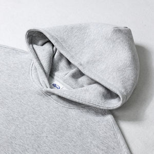 Sweat-shirt à capuche surdimensionné de haute qualité, personnalisé, en coton lourd, pour hommes - Product Image 3