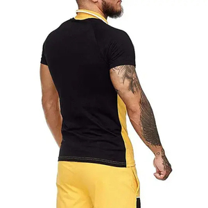 Ensemble de vêtements de sport pour homme en coton, taille plus, 2 pièces, manches courtes, respirant, séchage rapide, pour la salle de sport, la course à pied - Product Image 4