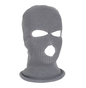 Nuevo pasamontañas de la mejor calidad para hombre, máscara cálida de punto de invierno con logotipo personalizado y ropa informal para pasamontañas unisex - Product Image 6