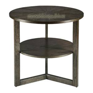 Sofá circular tradicional Mesa auxiliar Mesa redonda de madera Vintage para uso en el hogar Oficina en formas y tamaños personalizados Precio al por mayor - Product Image 1