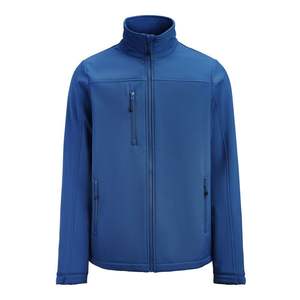 Chaqueta Softshell Personalizable para Hombre, MOQ Bajo, Cuello Alto, Cremallera Completa, Cortavientos, Multibolsillos, Chaquetas Softshell al por Mayor - Product Image 3