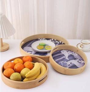 Plateaux de service en bois de qualité supérieure avec finitions naturelles pour organiser et servir des repas, des boissons ou à des fins décoratives - Product Image 4