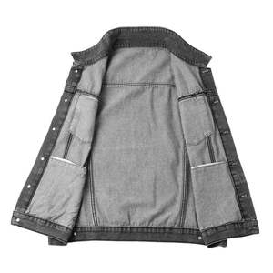 Chaleco Vaquero sin Mangas para Hombre, de Algodón Lavado, con Botones al Frente, Informal, Transpirable, Ligero, para Otoño, Color Sólido - Product Image 1