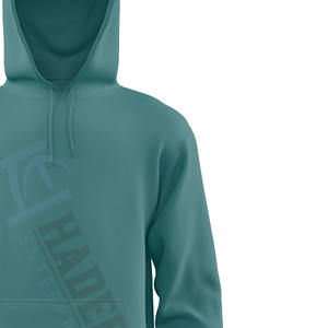 Sudadera con capucha de algodón para hombre, prenda deportiva masculina con estampado único personalizado, fácil de lavar, diseño de logotipo personalizado, Casual, color blanco - Product Image 4