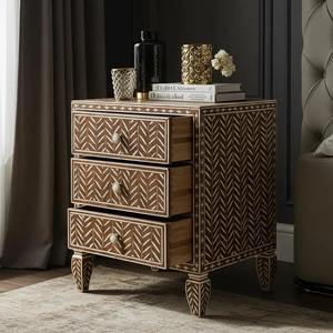 Hot Sale Handcrafted Bone Inlay <b>Drawer</b> Console Cabinet Decorative Storage Furniture for Living Spaces At Competitive Price - Product Image 2