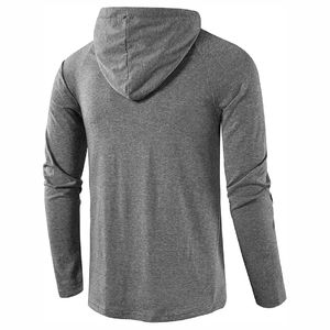 Qualité professionnelle Hommes Hoodies Drop Shoulder Léger Épais Coton Polaire Sports Hoodies - Product Image 2