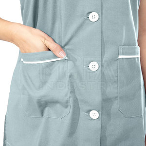 Venta al por mayor de secado rápido de las mujeres Scrub traje de algodón hecho uniformes de enfermera uniformes de hospital en Pakistán - Product Image 6