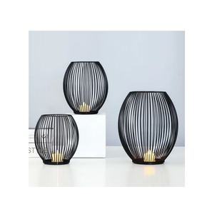 Portavelas de Metal, soporte de decoración montado en la pared, artículo artesanal, sala de estar Interior, artículo decorativo para pared interior - Product Image 4