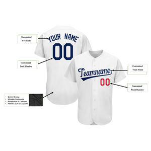 Maillot de baseball personnalisé imprimé en 3D et brodé pour hommes et femmes, chemise décontractée, vêtements de sport, hauts - Product Image 5