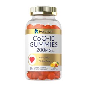 Las gomitas naturales de CoQ10 para adultos apoyan los niveles de energía de la función cardíaca y protegen las células del estrés y el daño oxidativo - Product Image 1