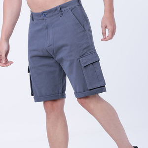 Pantalones Cortos Cargo para Hombre con Bolsillos Laterales, Pantalones Cortos Casuales de Algodón, Pantalones Cortos Utilitarios para Verano, Ropa de Trabajo con Múltiples Bolsillos, Duraderos - Product Image 3