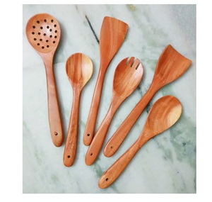 Juego de Servidores de Ensalada de Madera Marrón Hecho a Mano, Utensilios de Cocina Únicos de Mango, 2 Piezas, Marca Ketchenwar - Product Image 4