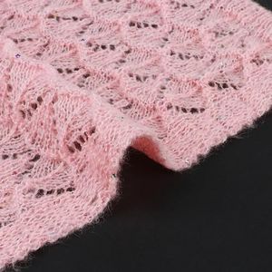 Màu hồng ưa thích rêu sợi trong 1/13S NM đếm với 50% Acrylic 38% nylon 9% len & 3% sequin 12gg 14gg đo sợi cho phụ nữ áo len - Product Image 2