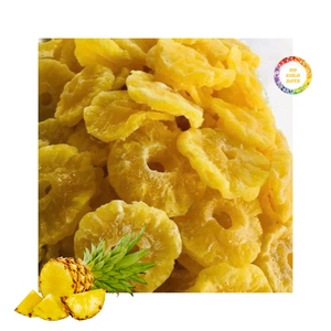 Piña Deshidratada Suave AD, Rodajas Naturales Suaves, Fruta Tropical Deshidratada, Bocadillo Dulce y Masticable, Piña al por Mayor - Product Image 1