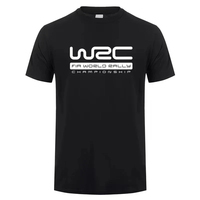 T-shirts de la nouvelle collection 2025 du Championnat du monde des rallyes WRC, mode masculine, été, manches courtes, t-shirt imprimé pour homme, col rond, ample, C