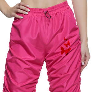 Pantalones de Mujer de Diseñador Famoso 2025, Pantalones Deportivos de Poliéster para Mujer, Pantalones de Satén de Cintura Alta, Pantalones Apilados para Niñas, Secado Rápido y Transpirables para Invierno - Product Image 2