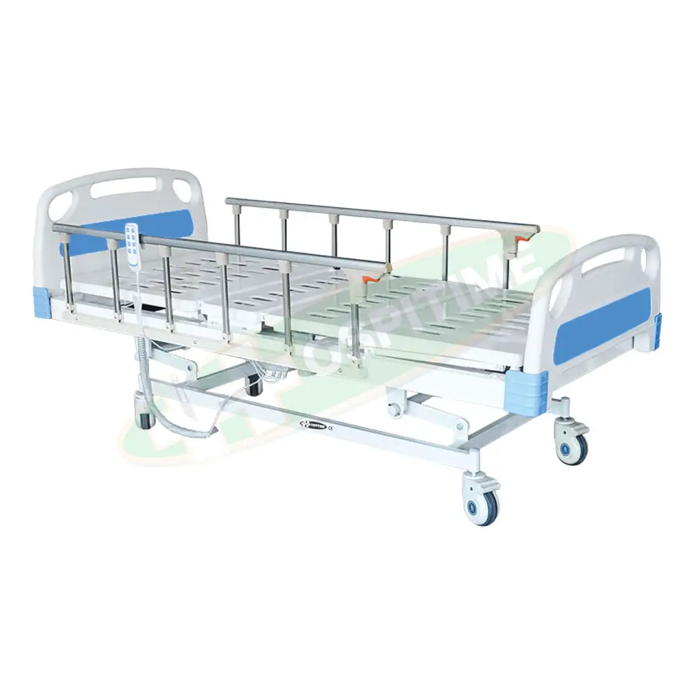 Hospitime Ziekenhuis Icu Bed Elektrisch-3 Functie Met Aluminium Reling-(Ziekenhuismeubilair)