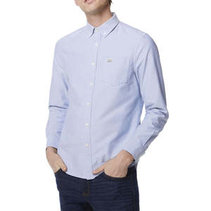 Camicia Elegante da Uomo Perry Ellis America Blu Oxford con Bottoni, Taglia M, 100% Cotone, Antipiega, Collo alla Coreana, con Cappuccio, Fornitura ODM 3D - Product Image 1