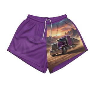 Design personnalisé de votre propre short de rugby vichy bicolore pour femmes short australien de football avec poches impression par sublimation - Product Image 5