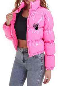 2022 nouveauté haute qualité tout match à manches longues fermeture éclair veste d'hiver pour les femmes matelassé Nylon culture bulle tendance mode - Product Image 6