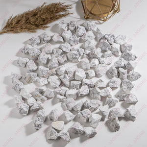 หินอัญมณีฮาวไลท์สีขาวบำบัดตามธรรมชาติหินอิมเพ็กซ์แกะสลัก RR-HOW-S - Product Image 3