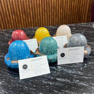 Mini brûleur de Bakhoor en résine durable écologique en bois de santal de qualité supérieure porte-encens de table élégant prise d'anis étoilé maison - Product Image 2