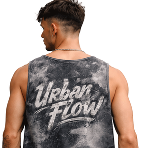 Camiseta sin Mangas para Hombre, Gris, de Spandex/Poliéster, con Secado Rápido, Transpirable, Estilo Urbano, Informal, para Fitness - Product Image 5