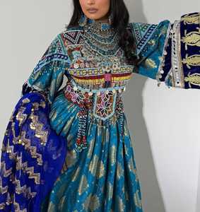 Afghani Vintage <b>Dress</b> With Hand Made Embroidery Unique Antique Comfortable Afghani <b>Dress</b> Women's Kuchi <b>Dress</b> Wholesale OEM - Product Image 2
