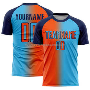 Conjuntos de uniformes de fútbol de secado rápido personalizables, camiseta de fútbol por sublimación de alto rendimiento para entrenamiento y partidos - Product Image 5
