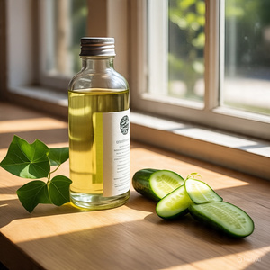 Óleo essencial orgânico puro da fragrância do pepino 100% para a vela que faz, sabão que faz o óleo do Aloe Vera - Product Image 4