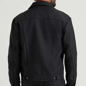 Chaquetas de hombre Ropa de abrigo de lana cálida clásica con cremallera completa y cierre de botón Ropa formal e informal con estilo - Product Image 3